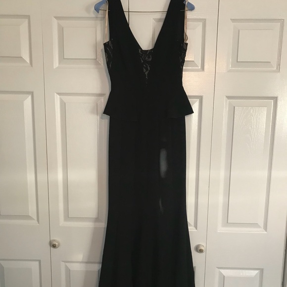 BCBG Dresses & Skirts - BCBG Peplum Evening Gown - WORN ONCE - Size 0